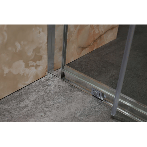 Box Doccia Semicircolare Vetro Opaco Anticalcare Temperato 4 MM Apertura Angolare Doppio Scorrevole. Misura 80x80