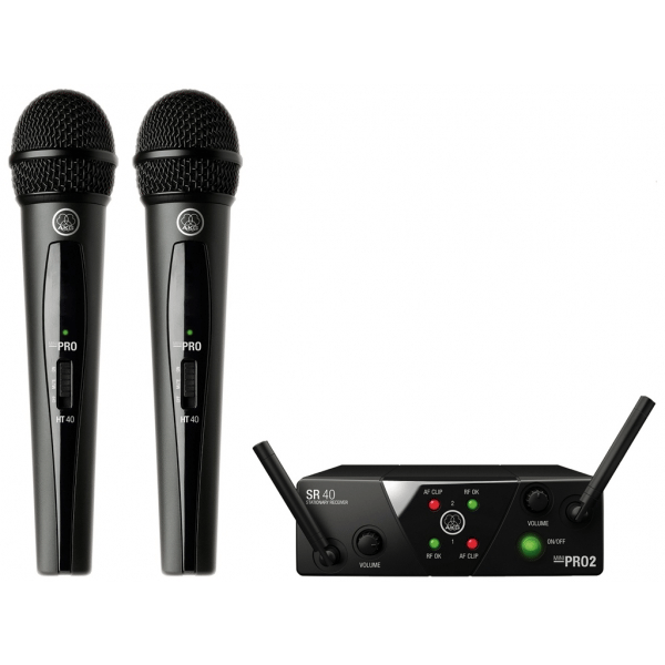 AKG ACOUSTIC Microfono AKG WMS40 Mini Dual Vocal Set Man ISM2/3