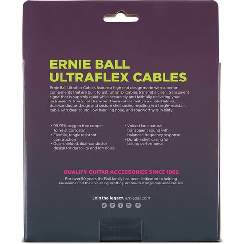 Ernie Ball Cavo Spirale White 9 m 6045