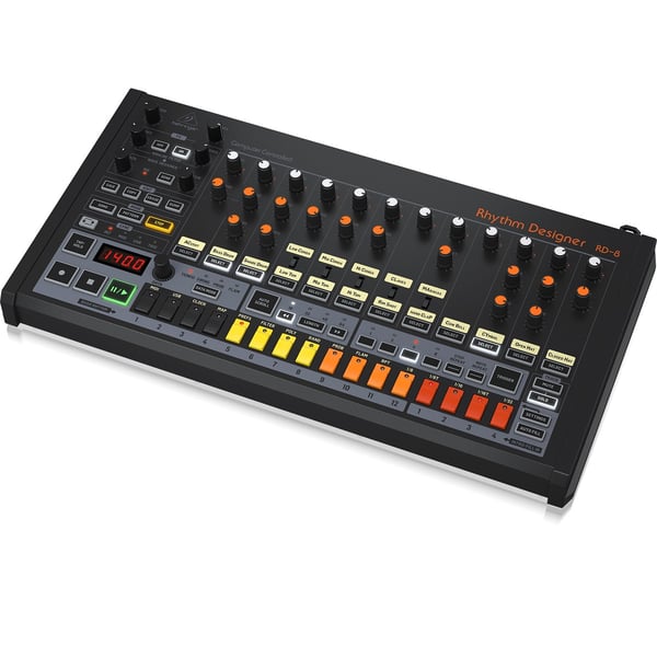 BEHRINGER RD-8 MKII RYTHYM DESIGNER DRUM MACHINE 16 PAD 64 STEP SEQUENCER EX-DEMO