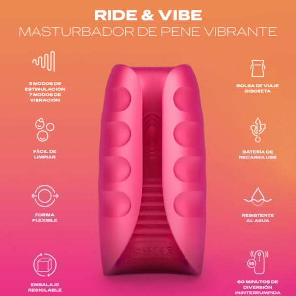 DUREX - MASTURBATEUR VIBRATEUR TOY RIDE & VIBE