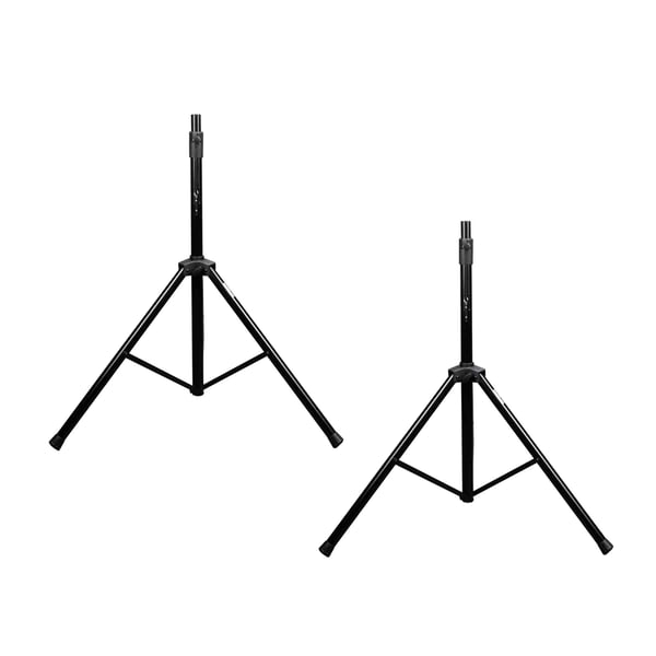 Gator Frameworks RI-SPKRSTDSET Set di due supporti per altoparlanti con borsa per il trasporto