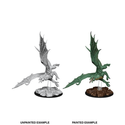 D&amp;D Nolzur's Marvelous Miniatures Unpainted Miniature Young Bronze Dragon