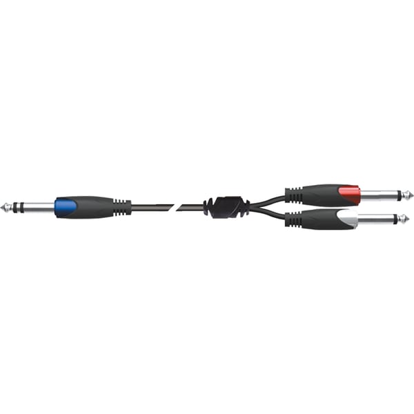 Quik Lok SX/4-2,5K Cavo Jack Stereo/2 Jack Mono