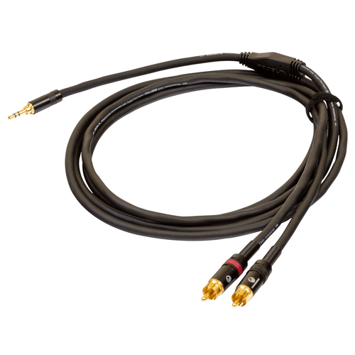 PROEL STAGE Cavo audio professionale "Y" con connessioni jack Stereo Ø 3.5 mm Yongsheng (cavo 16 cm) - 2 x spina RCA Yongsheng. Lunghezza: 3 metri. Colore disponibile: Nero. Altre lunghezze disponibili: visualizzare le specifiche tecniche