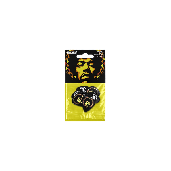 Dunlop JHP16HV Jimi Hendrix '69 Psych Series Aura Mandala Player's Pack/6