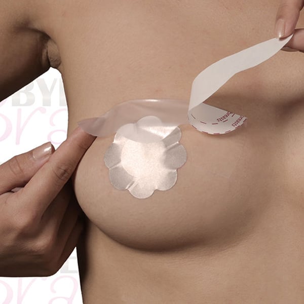 BYE-BRA BREAST LIFT + SILK NIPPLE COVERS CUP F-H