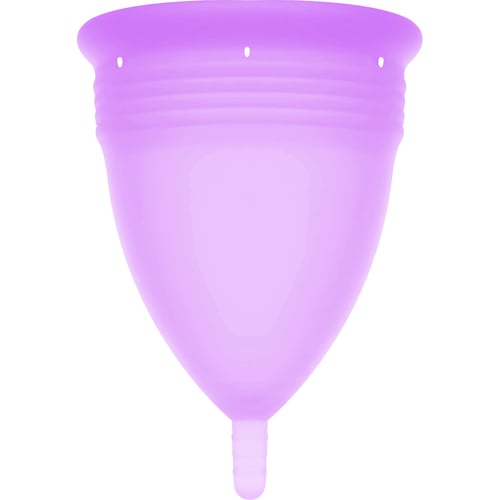 STERCUP - COPPA MESTRUALE IN SILICONE FDA LILLA - TAGLIA L