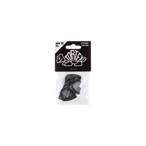Dunlop 498P1.35 TORTEX JAZZ III XL, 1.35MM