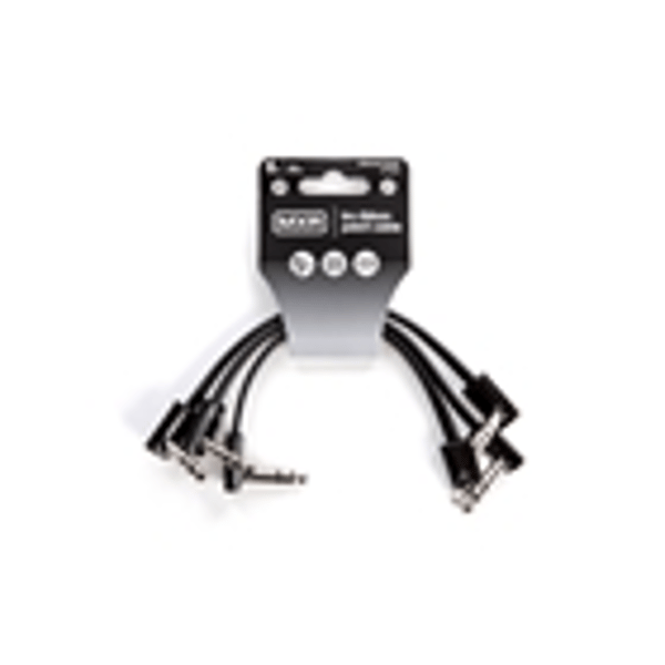 Mxr 3PDCISTR06R Cavi Patch Ribbon TRS 15cm confezione da 3