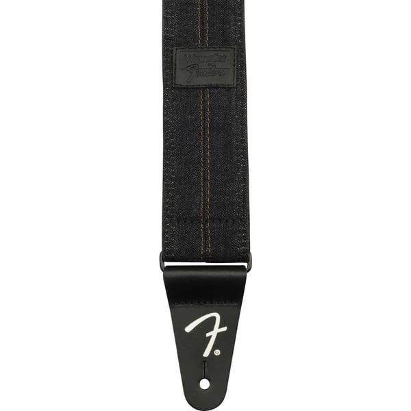 Tracolla in denim Fender® x Wrangler®, Washed Black Stitch