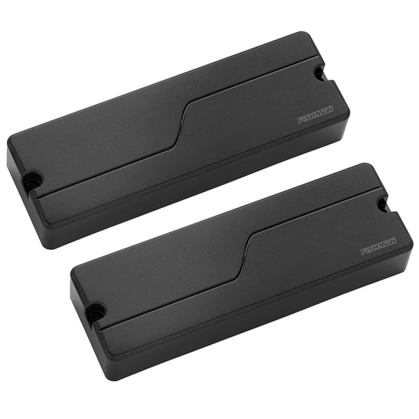 Fishman Fluence Bass Soapbar Black Plastic set/2 6 Corde (PRF-BS6-SB2)
