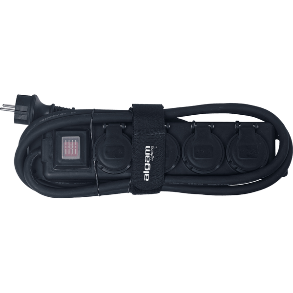 Algam Lighting MULTI 4IP Multipresa 4 Posti Impermeabile Interruttore