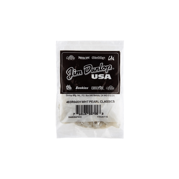 Dunlop 483R#04 White Perloid - Extra Heavy