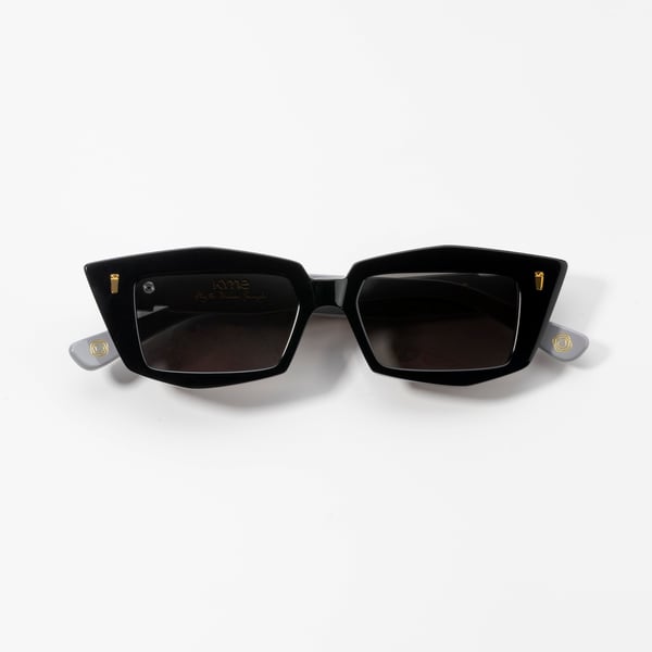 Kyme Nova Black Handmade Bold Italian Sunglasses