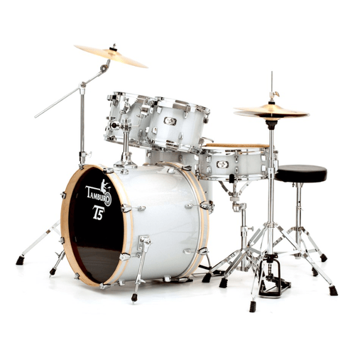 TAMBURO Batteria serie T5 5 pezzi colore Silver Sparkle