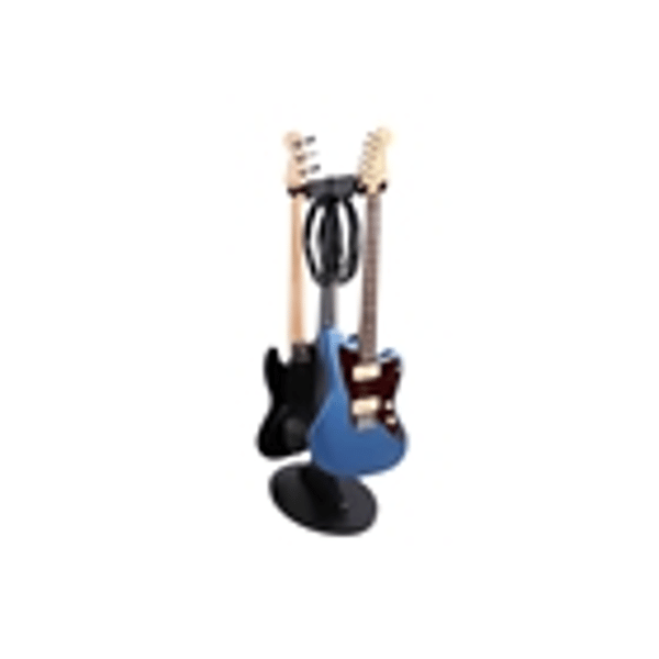 Gator Frameworks GFW-ELITEGTRHNGSTD-2X-BLK Stand appendi-chitarra doppio in finitura nera<br>