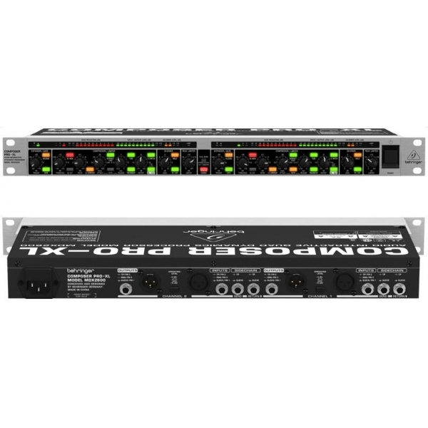 BEHRINGER MDX2600 COMPOSER PRO-XL COMPRESSORE PROCESSORE DINAMICA SIMULAZIONE VALVOLARE