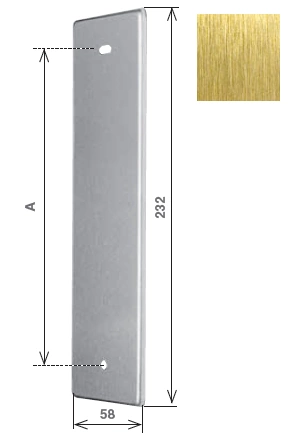 Placca cieca per avvolgitore UNI - Imagen 3 de 3