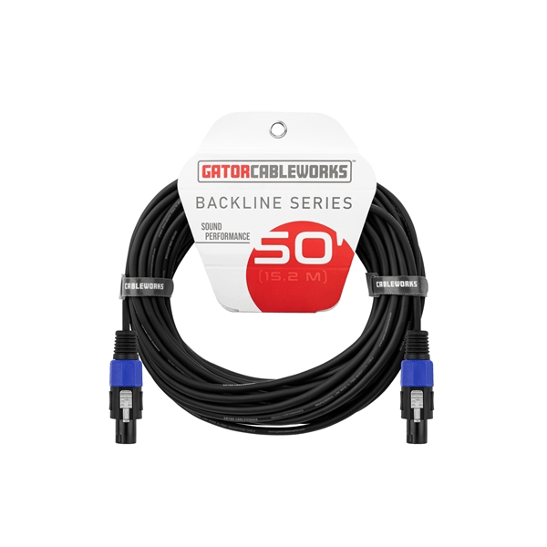 Gator Cableworks GCWB-SPK-50-2TL Cavo speaker speakon/speakon 15 m Serie Backline