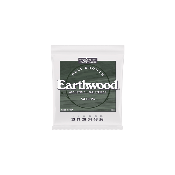 Ernie Ball 2344 Earthwood Bell Bronze Acoustic Medium 13-56