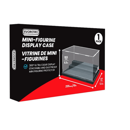 Evoretro Acrylic Display Case for mini figures Small