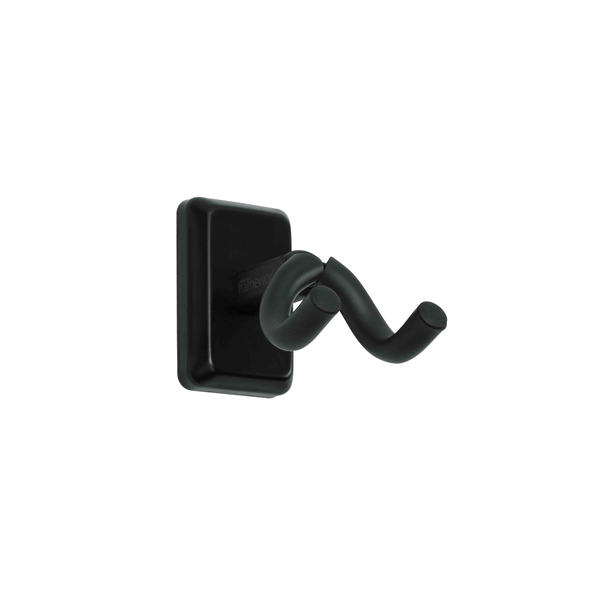 Gator Frameworks GFW-UKE-HNGRBLK Supporto da parete per ukulele e mandolino con piastra nera