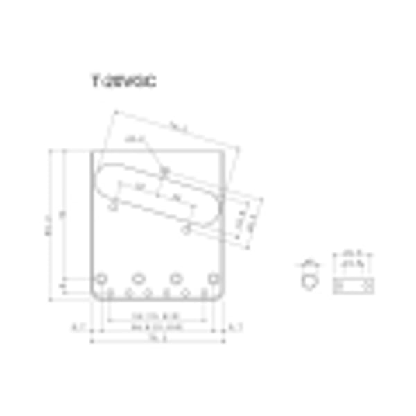 SOUNDSATION PARTS Ponte Fisso per Telecaster (Cromato Deluxe)