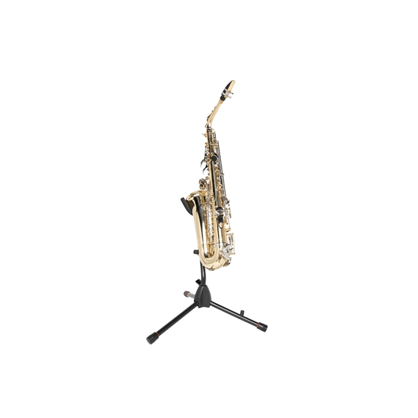 Gator Frameworks GFW-BNO-SAXFLU Supporto a treppiede per sax alto/tenore con attacco per clarinetto o flauto<br>