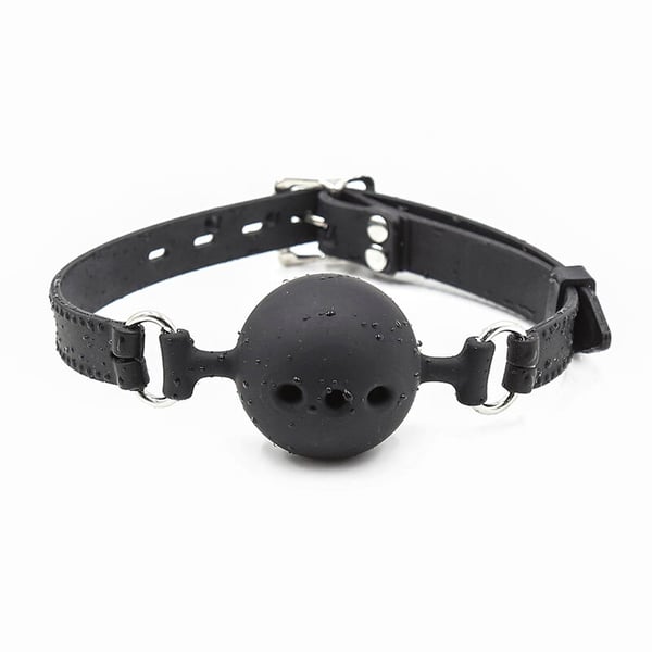 OHMAMA FETISH ATMUNGSAKTIVER SILIKON-BALLKnebel GRÖSSE L