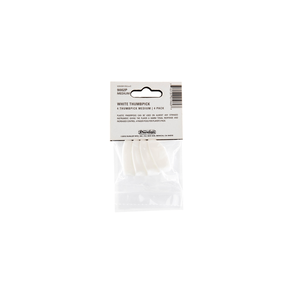 Dunlop 9002P THUMB MEDIUM - PLAYER'S PACK 4 PLETRI