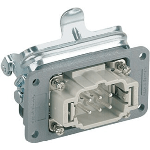 PROEL STAGE Connettore multipolare di potenza, spina da pannello, a 6 contatti argentati (+T, 16A-400V~).