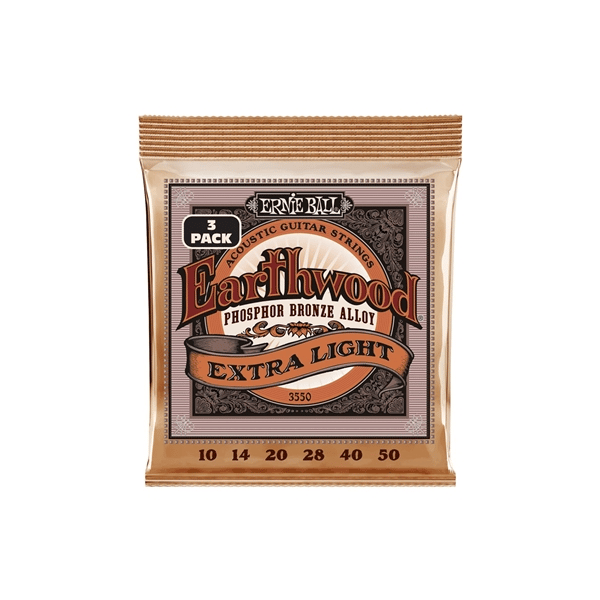 Ernie Ball 3550 Erthwd Extra Light Phos 10 50