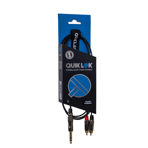 Quik Lok ITST/JS2RCA-2 JS 6.3/2xRCA 2mt