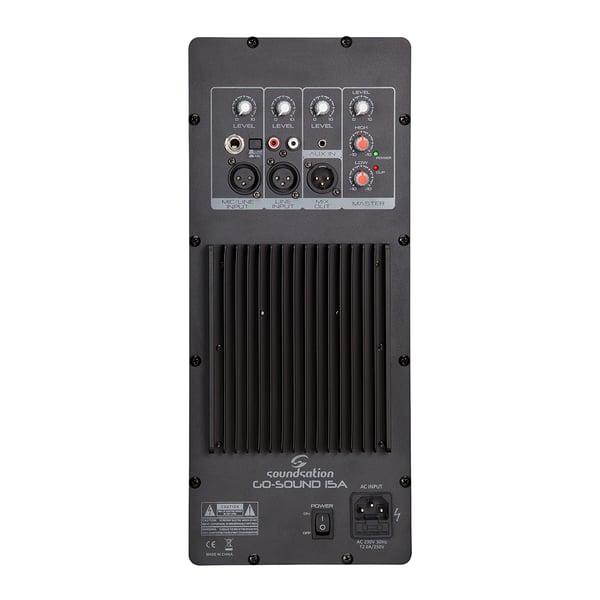 SOUNDSATION Diffusore amplificato in polipropilene 15" 880 Watt. Modello GO-SOUND 15A