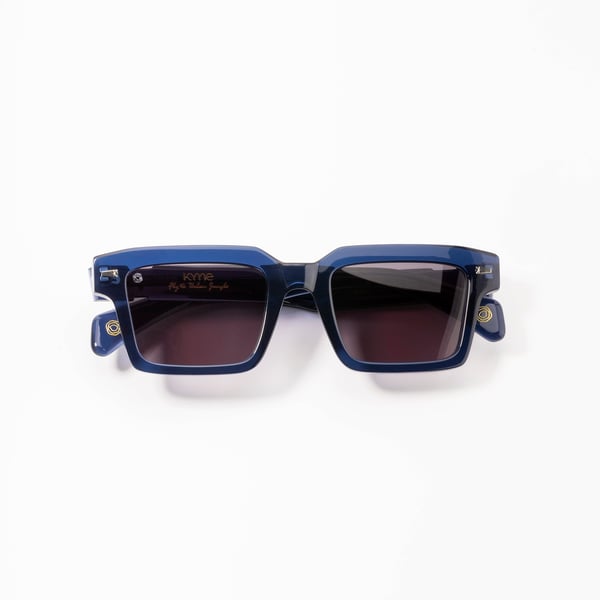 Kyme Edge Blue - Handmade Bold Italian Sunglasses Kyme Edge Blue - Handmade Bold Italian Sunglasses