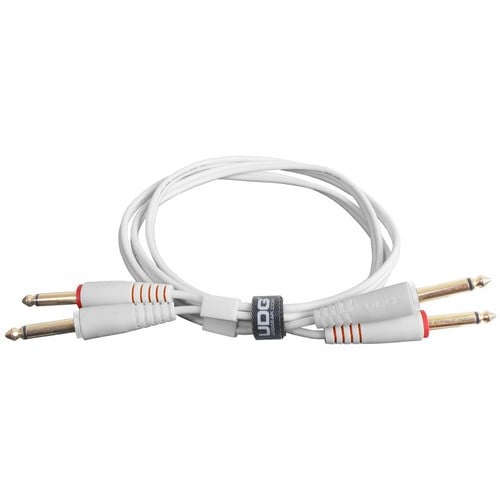 UDG U97004WH - ULTIMATE AUDIO CABLE SET JACK - JACK STRAIGHT WHITE