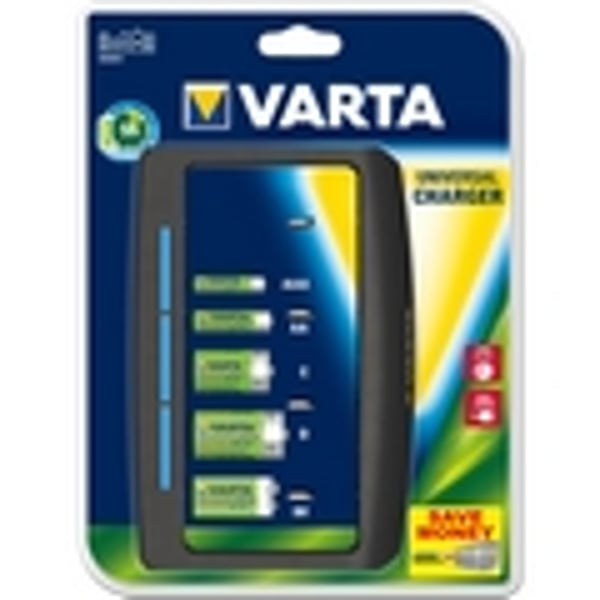 VARTA Caricabatteria compatto da tavolo universale. Modello 57648101401