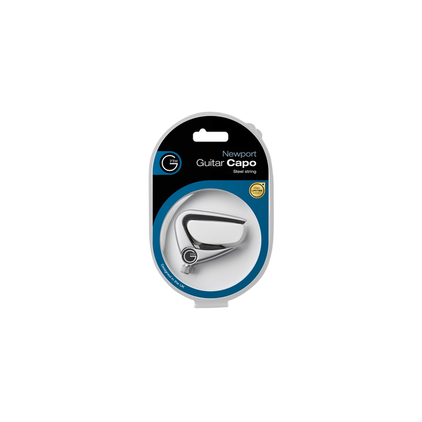 G7TH Newport 6 String Silver Capo