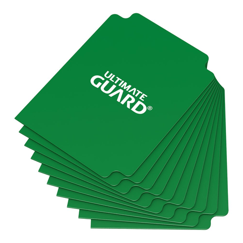 Ultimate Guard Card Dividers Tarjetas Separadoras para Cartas Tamaño Estándar Verde (10)