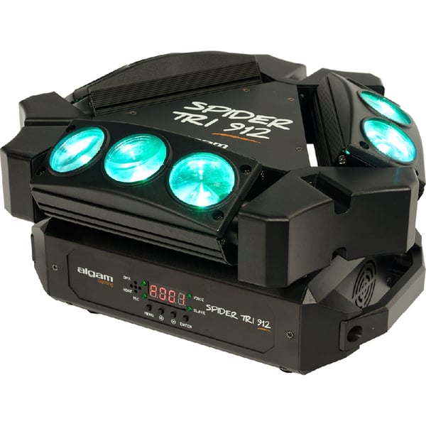 Algam Lighting SPIDER-TRI-912 Mini Barre Motorizzate Beam 9x12W