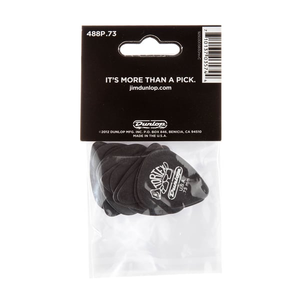 Dunlop 488P Pitch Black Standard .73