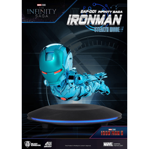 Marvel Egg Attack Floating Figur The Infinity Saga Ironman Stealth Mode 16 cm