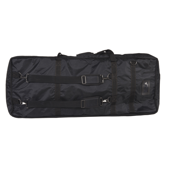PROEL STAGE Borsa per tastiera in robusto nylon 420D antistrappo. Dimensioni interne: 1150 (larghezza) x 450 (profondità) x 180 (altezza) mm. Imbottitura 20 mm. Disponibile in colore nero.