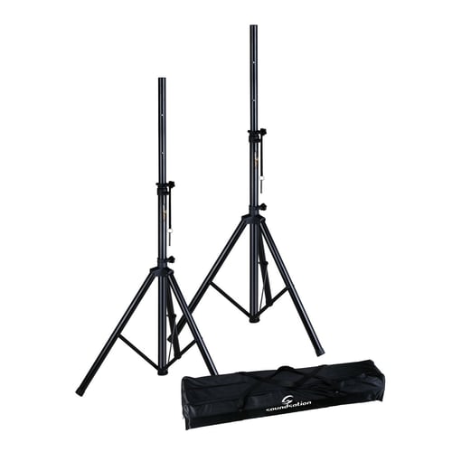 SET DI SUPPORTI PER CASSE ACUSTICHE. 2 STATIVI SSZZ103 E BORSA