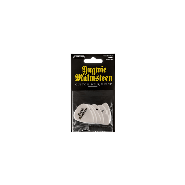 Dunlop YJMP01WH Malmsteen Custom Delrin Pick 1.5 mm 6pc
