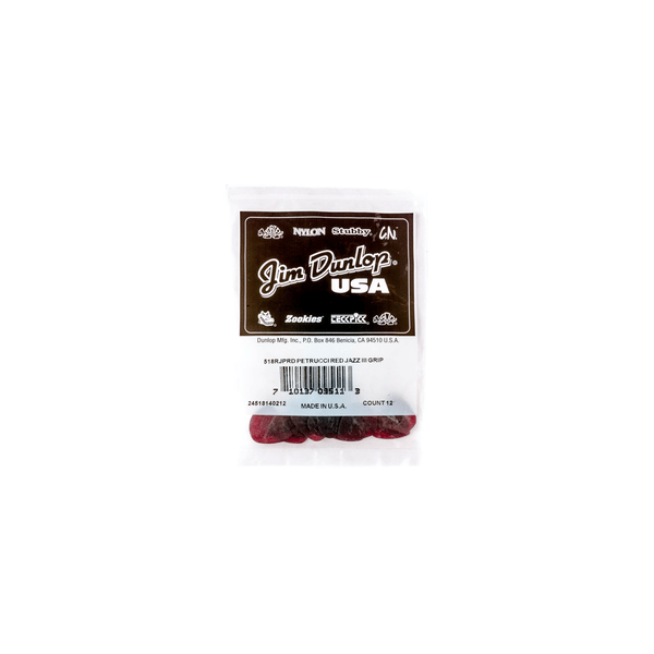 Dunlop 518RJPRD John Petrucci Primetone Jazz III Red, Bag/12