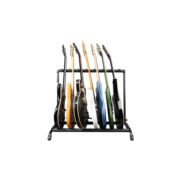 Gator Frameworks RI-GTR-RACK7 Supporto pieghevole per 7 chitarre<br>