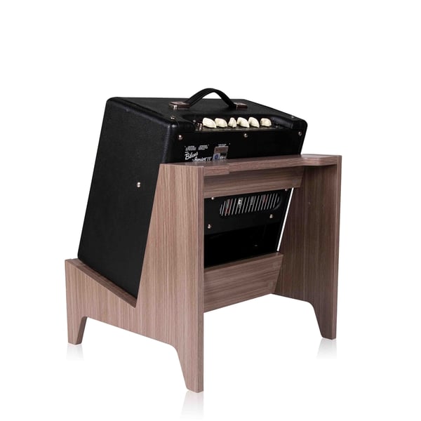 Gator Frameworks GFW-ELITEGTRAMPSM-GRY Stand per amplificatore combo Small in finitura Driftwood Grey<br>