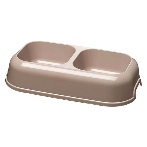CIOTOLA PER CANE DOPPIA 'PARTY' Lt. 0,7 - cm. 26,5 x 15 x h. 5,6
